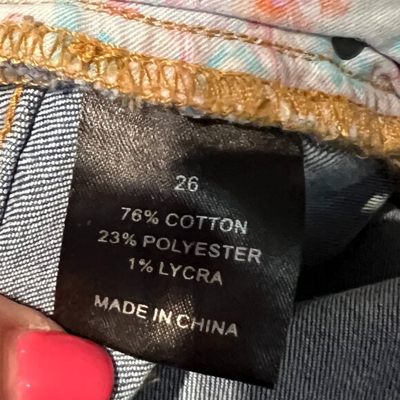 Johnny Was NWT Good Vibes Skinny Jeans - Size 26 - Picture 8 of 9